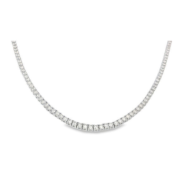 White Gold Tennis Chain