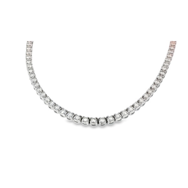White Gold Tennis Chain