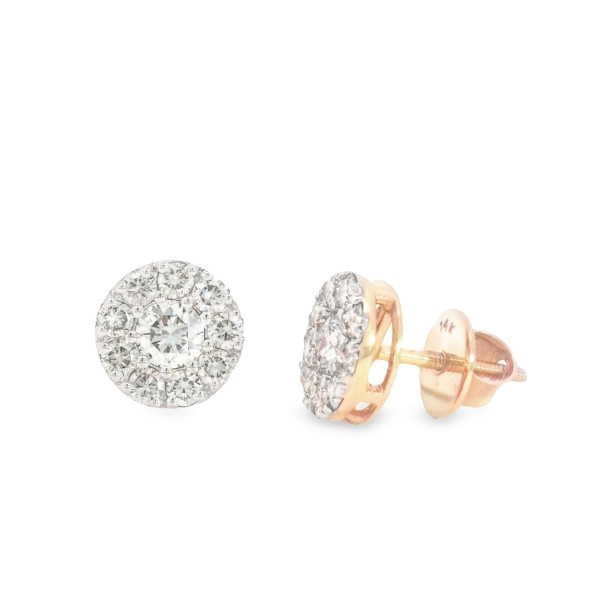 14kt Rose Gold Earring