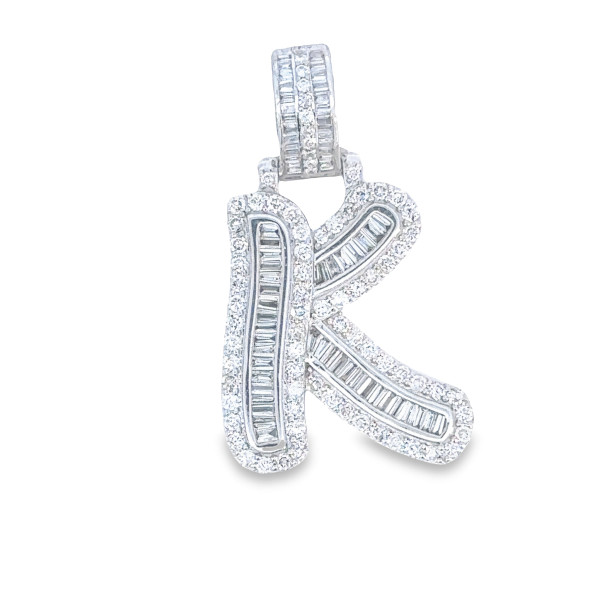 K Letter Pendant