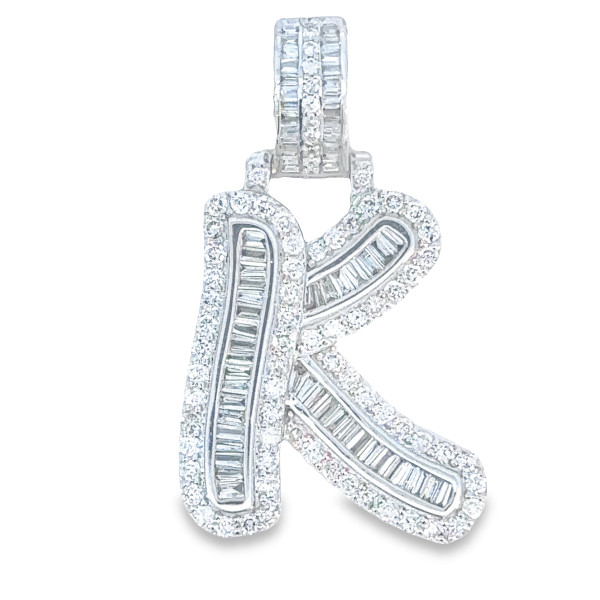 K Letter Pendant