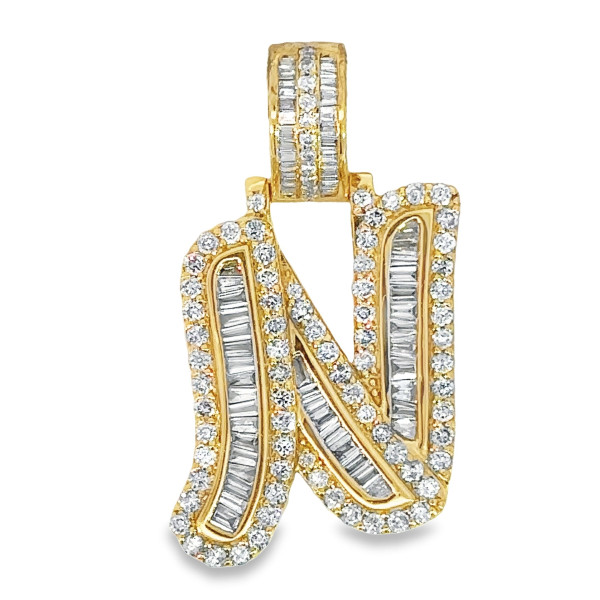 N Letter Pendant