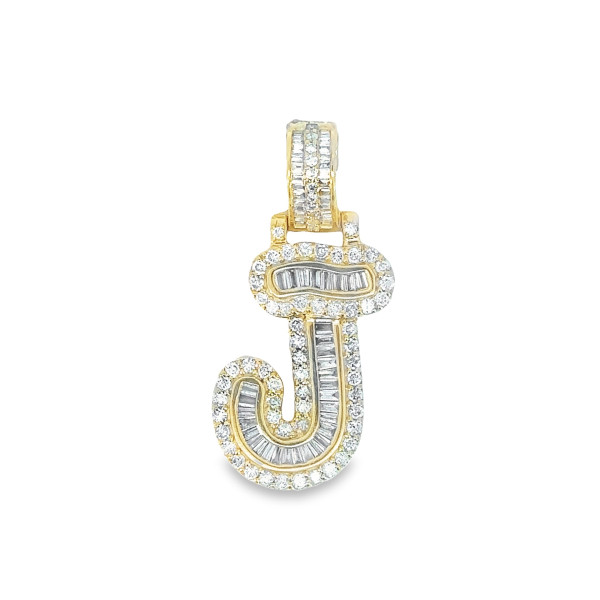 J Letter Pendant