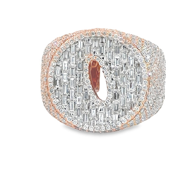 14kt Letter O Ring