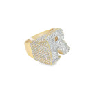 10kt Letter R Ring